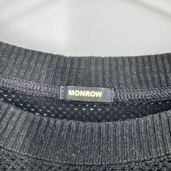Monrow Sweater Black Small Knit - Picture 3 of 5